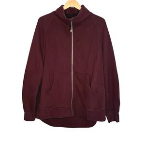 Lululemon Burgundy women's scuba jacket size XL